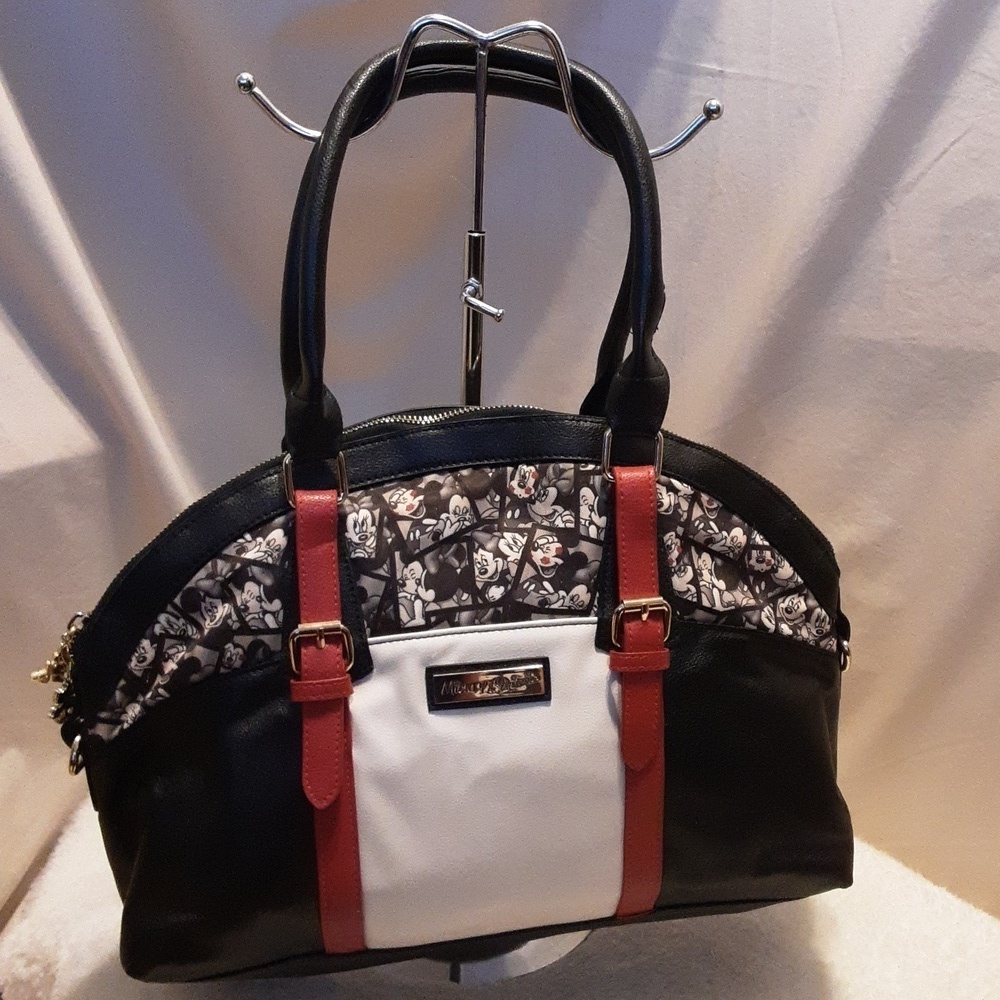 The Bradford Exchange Mickey and Minnie Dome Shoulder Bag